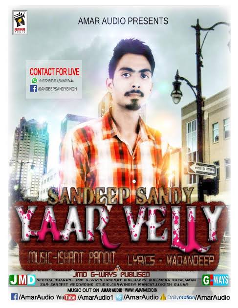 Yaar Velly Madandeep New Punjabi Dj Song 2021 By Madandeep Poster